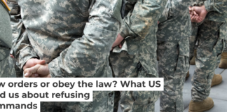 There are certain situations in which the military should not fall in line. Bo Zaunders/Corbis Documentary via Getty Images